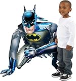 Anagram Batman Birthday Party Supplies 7pc Airwalkers Balloon Bouquet Decorations