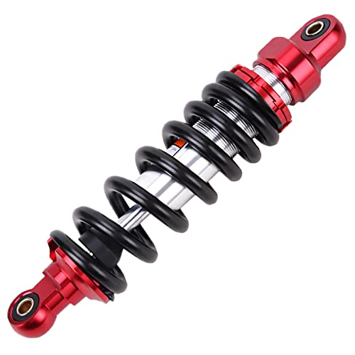 OUMURS 280mm Adjustable Motorcycle Rear Shock Absorber Suspension 11" Shock Fit for Dirt Bike Pit Dirt Bike Fit for Honda Yamaha Apollo Stomp WPB Bucci Orion M2R Lucky 50cc 70cc 90cc 110cc 125cc 150cc