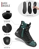 BORLENI Motorcycle Boots Street Riding Shoes Anti-Slip Outdoor Trekking Hike Work Shoes for Men