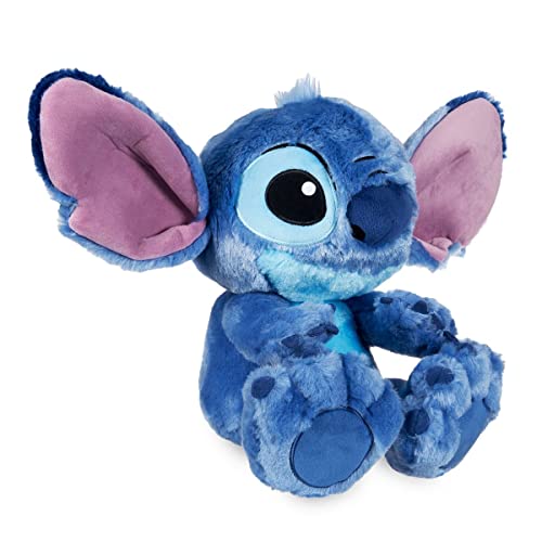 Disney Store Official Lilo & Stitch Big Feet Plush - Adorable 11-Inch Stitch Soft Toy - Collectible for Fans and Kids