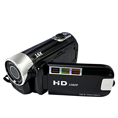 Andoer Portable 1080P High Definition Digital Video Camera DV Camcorder 16MP 2.7 Inch LCD Screen 16X Digital Zoom Built-in Battery