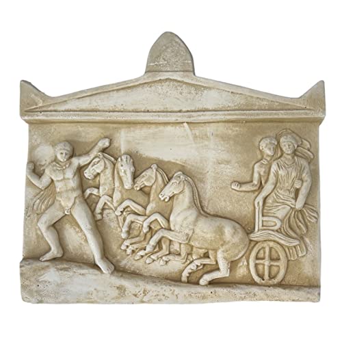 The Rape of Goddess Persephone by Hades Plaque Relief Wall Decor Sculpture