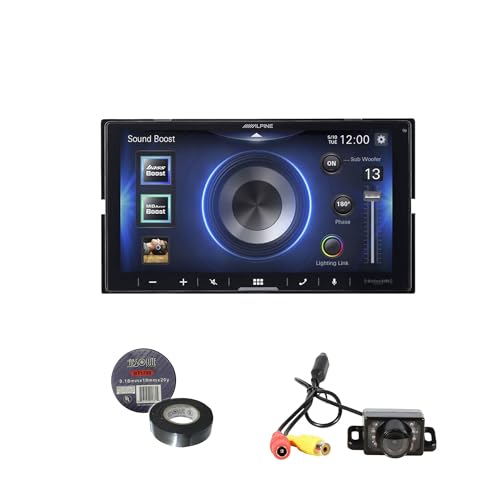 Alpine iLX-W670 7" Digital Media Bluetooth Car Receiver CarPlay/Android+Absolute CAM400 Camera