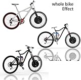 IMORTOR 3 Electric Bike Conversion Kit with Battery, Easy Installation, Motorized 26 inch Front Wheel, 25 Miles Speed, Rechargeable & Removable Battery