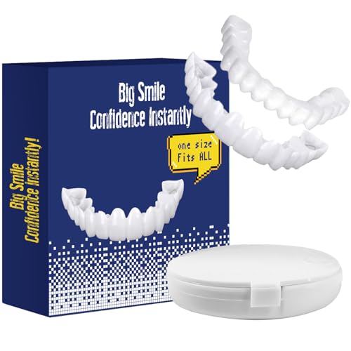 Temporary Veneers Kit for Women and Men, Tooth Replacement Kit, Nature and Comfortable Temporary Kit M