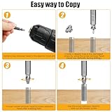 Mulwark Damaged Screw Extractor Set - High-Speed Stripped Screw Removal Tool for Rusty and Broken Nuts & Bolts - Drill Bit Bolt Extractor Kit