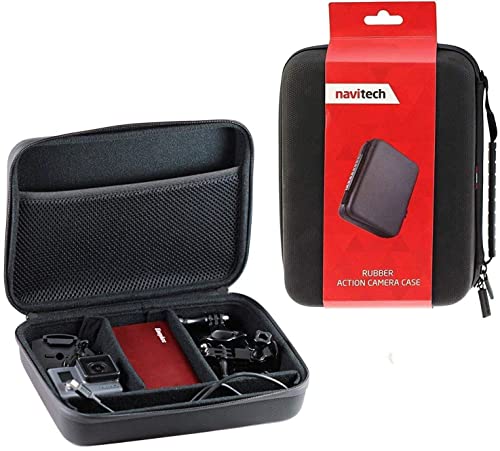 Navitech Black Action Camera Hard Case - Compatible with Drift Ghost XL Action Camera