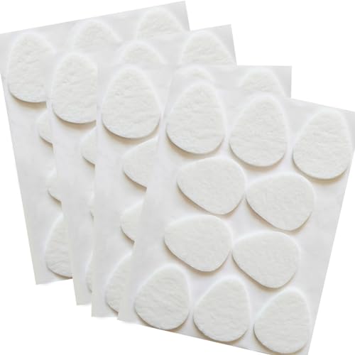 Misorita Metatarsal Pads for Women and Men 40 Pieces, Felt Ball of Foot Cushion, Adhesive Forefoot Pads Forefoot Cushion Pads, Foot Pads for Forefoot and Sole Support, Metatarsalgia Mortons Neuroma