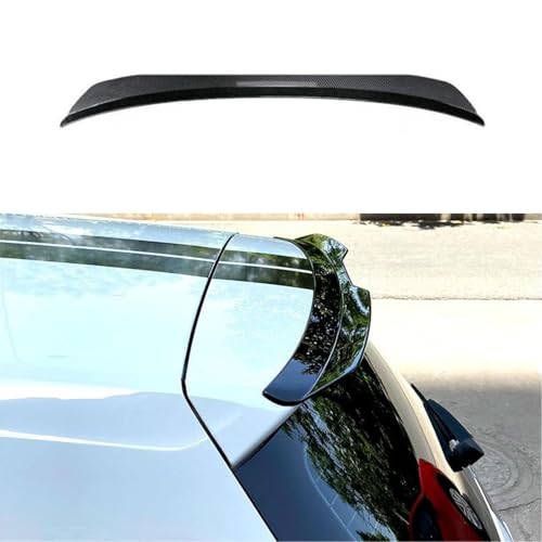 YYRBMFC Car Rear Trunk Spoiler for Mazda CX-5 2017 2018 2019 2020 2021 2022 2023 2024 2025, Tailfin Tail Fin Tailgate Bumper Diffuser Spoiler Styling Accessories,Carbon Fiber Look