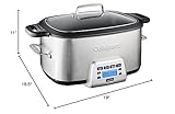 Cuisinart MSC-800 7-Quart 4-in-1 Cook Central Multicooker, Stainless Steel/Black