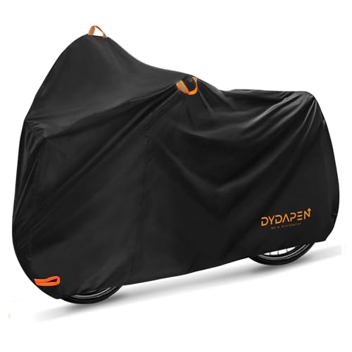 Bike Cover, DYDAPEN Bicycle Covers Outdoor Storage Waterproof Protect from Rain Dust UV, 420D Heavy Duty Bike Coves for Ebike Electric Bike Mountain Road Bike (XL for 1 Bike)