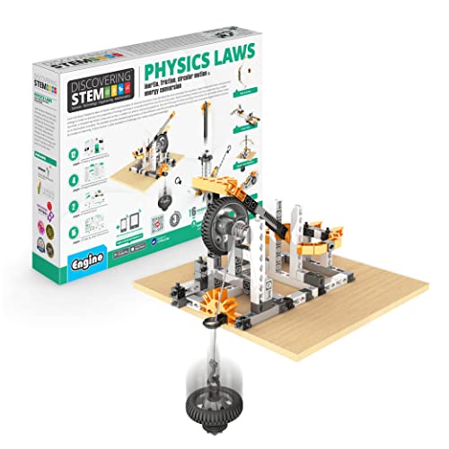 Engino- Stem / Construction Toys for Kids 9+, Physics Laws- Inertia, Friction, Circular Motion, Fun Educational Toys, Gift for Boys & Girls