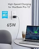 Anker USB C Charger (Nano 65W), PPS 3-Port Fast Compact Foldable USB C Charger Block for MacBook, iPad Pro, Galaxy S24, iPhone 16 / 15 and more series