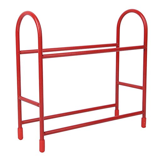 RC Car Tire Rack, Metal Wheel Rim Tire Storage Rack Wheel Tyre Storage Shelf Display Organizer for 1/10 Scale Remote Control Car(Red) Car Model Accessory 1/10 Scale Accessories