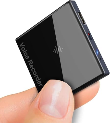 128G Voice Activated Recorder,3072Kbps Voice Recorder with AI-Intelligent Triple Noise Reduction, Audio Recorder with 4000Hours Store，Recording Device for Lectures, Meetings, Intervie