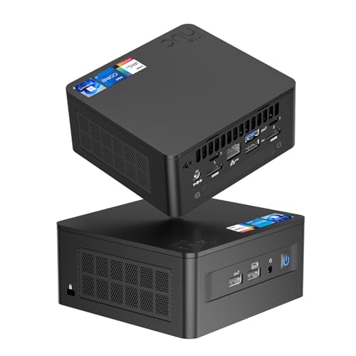 Intel NUC 13 PRO NUC13ANHi7 Arena Canyon, 13TH Gen CPU, 32GB RAM 1TB SSD, Intel Core i7-1360P, Win 11 Pro Mini Desktop Computer, 8K/4K UHD, Gigabit Ethernet/WiFi-6/VESA for Business/Office/Home