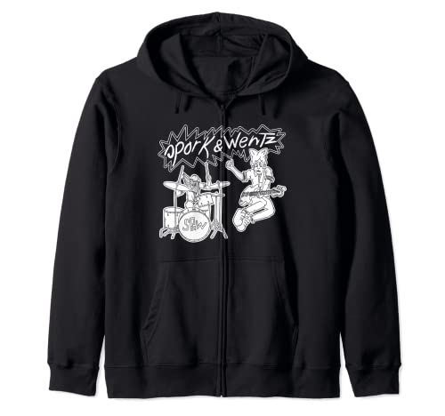 Spork & Wentz Tee. Wow! Zip Hoodie