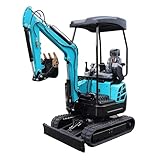 Mini Excavator with Tracks 1.8ton 1.5ton 2ton, Compact Wheeled Excavator – High-Performance Hydraulic Excavator for Construction, Landscaping & Agricultural Use