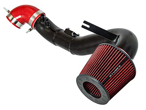 RTUNES RACING BLACK PIPE COLD AIR INTAKE + FILTER Compatible For 06-11 Honda Civic Si 2.0L I4