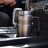 THERMOS Stainless King Vacuum-Insulated Travel Mug, 16 Ounce, Matte Stainless Steel