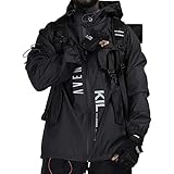 Aelfric Eden Mens Jogger Pants & Windbreaker Jackets Japanese Cargo Sweatpants Multi-Pockets Techwear Hip Hop Streetwear