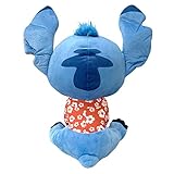 ZGZZPETT Sambro Stitch con Camisa hawaiana Bighead Palz peluche con sonido, 30 cm