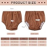 Panitay 8 Pcs Adult Diaper Cover Incontinence Leakproof Plastic Pants Reusable Diapers Cover Waterproof Underwear for Women Men(Multicolored, Medium)