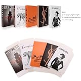 Decorative Fake Coffee Table Books for Home Decor, Faux Books for Decoration, Designer Luxury Book Set for Living Room, Office, Nightstand, Modern Aesthetic Decorations, 5Pcs