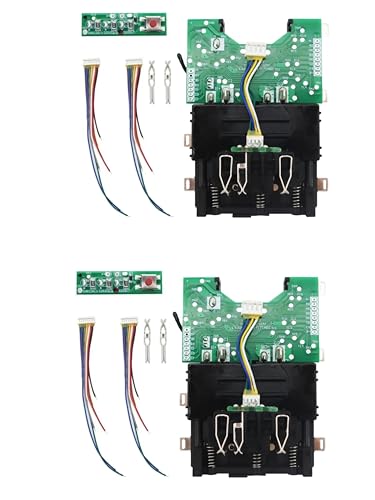 Janllenton 15-Cell 18650/21700 PCB Battery Charging Protection Circuit Board for DeWalt DCB609, 60V Flexvolt Battery (2-Pack)