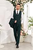 Mens Suits Slim Fit 3 Piece Suit Men Orange Suits for Men Double Breasetd Suit Men Wedding Suit Men Suit for Boys, XS