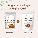 Organic Ceylon Cinnamon Powder, 2lbs | Premium Sri Lanka Cinnamon for Spice & Seasoning | Great for Baking, Cooking & Drinks | Additive Free, Non-GMO, Bulk Supply