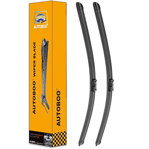AUTOBOO 26"+19" Windshield Wipers Replacement for Tesla Model 3 2017 2018 2019 2020 2021 2022 2023 2024 2025 Model Y 2020 2021 2022 2023-2025 -Original Factory Quality (Pack of 2)