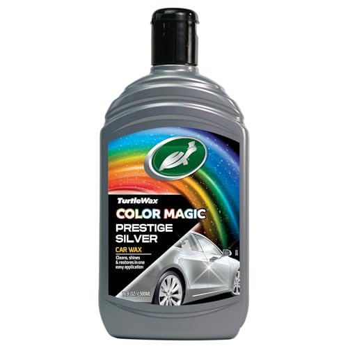Turtle Wax 52710 Color Magic Car Paintwork Polish Restores Colour & Shine Silver 500ml