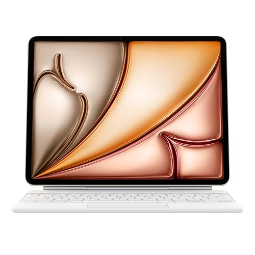 Apple Magic Keyboard: Keyboard and Case for iPad Air 13-inch (M2 and M3), US English — White