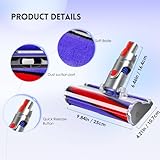 Soft Roller Vacuum Cleaner Head Compatible with Dyson V10,V11 Cordless Vacuum Cleaners, Fluffy Head Replacement Suitable for Hardwood,Vinyl Floor