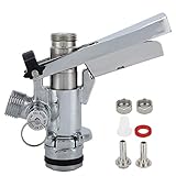 Keg Tap,G5/8 U Type Stainless Steel Beer Keg Coupler Dispenser Accessory for Home Bar Restaurant