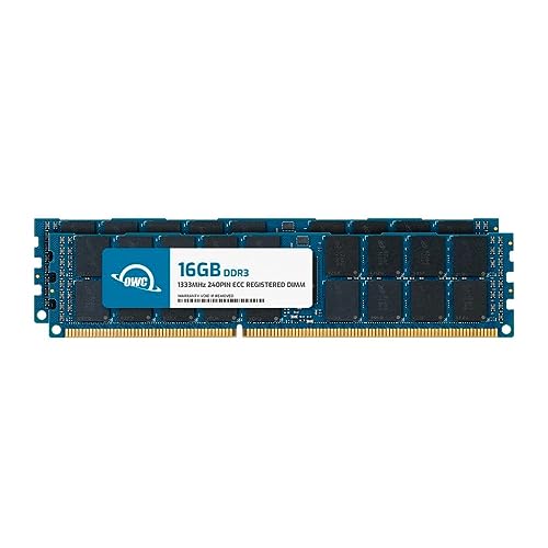 OWC 32GB (2x16GB) DDR3 1333 PC3-10600 CL9 2Rx4 240-pin 1.5V ECC Registered RDIMM Memory RAM Module Upgrade Kit Compatible with Supermicro SuperBlade 7126T Series 7226T Series