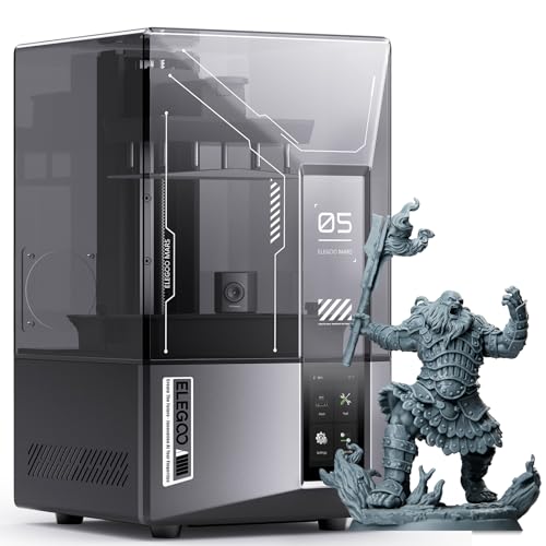 ELEGOO Mars 5 Ultra Resin 3D Printer with 7" 9K Mono LCD, 150mm/h High Speed Printing, Smart Automatic Leveling, Intelligent Detection, WiFi-Transfer, Printing Size of 6.04 x 3.06 x 6.49 inch