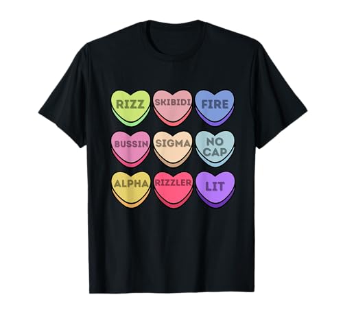 Skibidi Valentine's Day - Funny Valentine's Day Rizz, No Cap T-Shirt