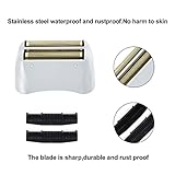 2 Pack Pro Shaver Replacement Foil and Cutters Compatible with andis 17150(TS-1)/17155/17200 Shaver ProFoil Lithium Replacement" Golden