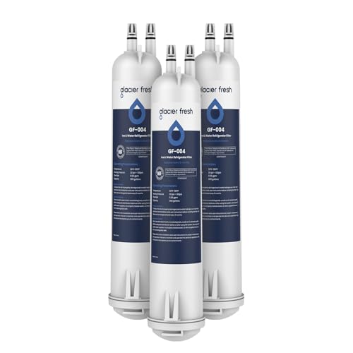 GLACIER FRESH Compatible with 4396841 Refrigerator Water Filter, EDR3RXD1, KAD3RXD1, WHR3RXD1, 4396841, 4396710, Filter 3, 46-9083,46-9030, 9030, 9083 Refrigerator Water Filter, 3 Pack