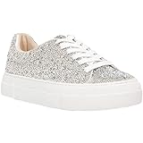 Betsey Johnson womens Sidny Sneaker, Rhinestone, 7.5 US