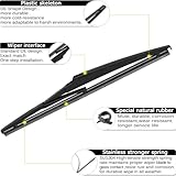 AUTOBOO 24"+20" Windshield Wipers with 11" Rear Wiper Blade Replacement for Kia Sorento 2011 2012 2013 2014 2015, 2010-2019 Kia Soul Soul EV-Original Factory Quality (Pack of 3)