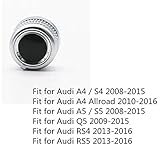 Chrome Side Mirror Switch Control Knob for Audi Q5 S4 A4 A5 RS4 RS5 8KD959565A