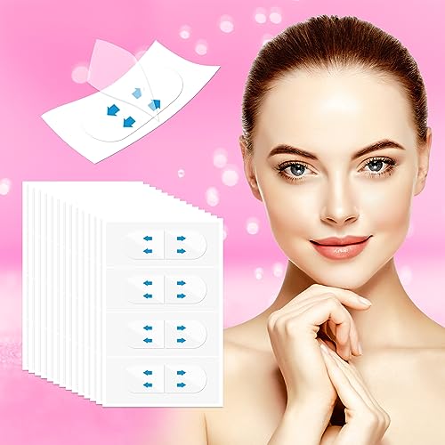 Face Lift Tape Invisible,200PCS Face Tape Lifting Invisible Face Lifter Tape Facelift Tape for Makeup Tape Instant Face Lift Neck Tape Facial Tape for Double Chin Jowls Eyes Wrinkles Saggy Skin