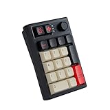 KEYCOOL K19 Wireless Numeric Keyboard, Mechanical Number Keypad Hot-swappable Bluetooth Numpad 5.0/2.4GHz, RGB Multi-Function Knob Numerical Keyboard for Laptop Mac Win iOS Android