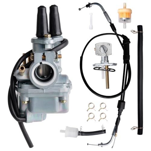 PW80 Carburetor For Yamaha PW80 Y-Zinger 1983-2006 Bike Carb Replace 21W-14101-00-00 21W-14101-01-00 with Throttle Cable