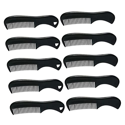 10pcs Mini Beard Comb Mustache Comb Mens Beard Comb Beard Comb for Men Mens Combs for Hair Massage Comb Mustache Beard Pocket Comb for Beards Comb for Beard Care Modify Tool