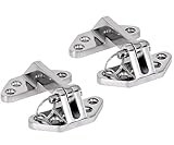 Long Reach Stainless Hatch Hinge, Heavy Duty Marine Grade Stainless Steel 316 Hinge with Removable Pin Ship RV Accessories Yacht Hardware Marine Hatch Hinge (2PCS)