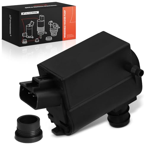 A-Premium Windshield Washer Pump Compatible with Toyota Corolla 1993 1995-1996, Highlander 2001-2003, Supra 1993-1998, Celica 2000-2005, Previa & Lexus RX300, IS300 & Scion xB, xA